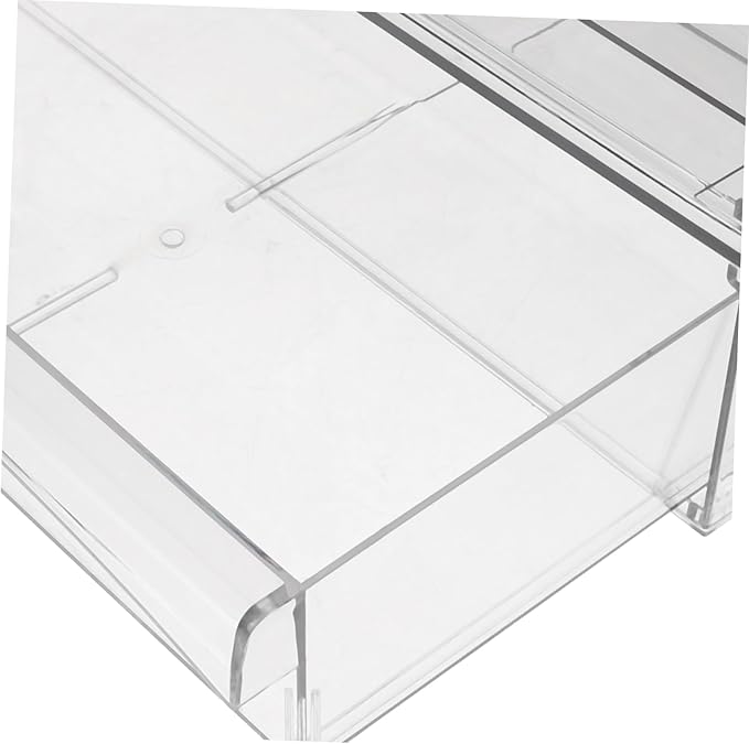 IMIKEYA 2pcs Detachable Acrylic Makeup Organizer Box with Drawer Stylish Desktop Storage for for Bathroom and Vanity Organization