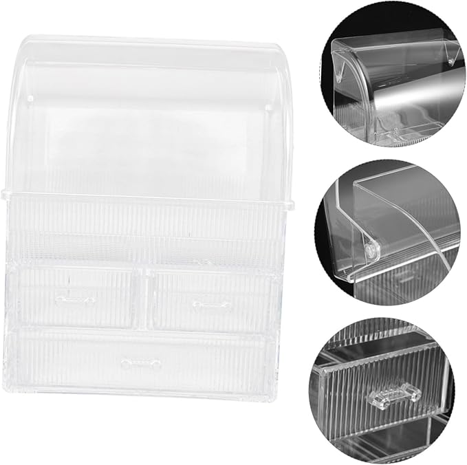 SAFIGLE Large Capacity Acrylic Makeup Organizer with Drawers Stylish and Storage Box for Makeup Cosmetics for Desktop and Vanity Use