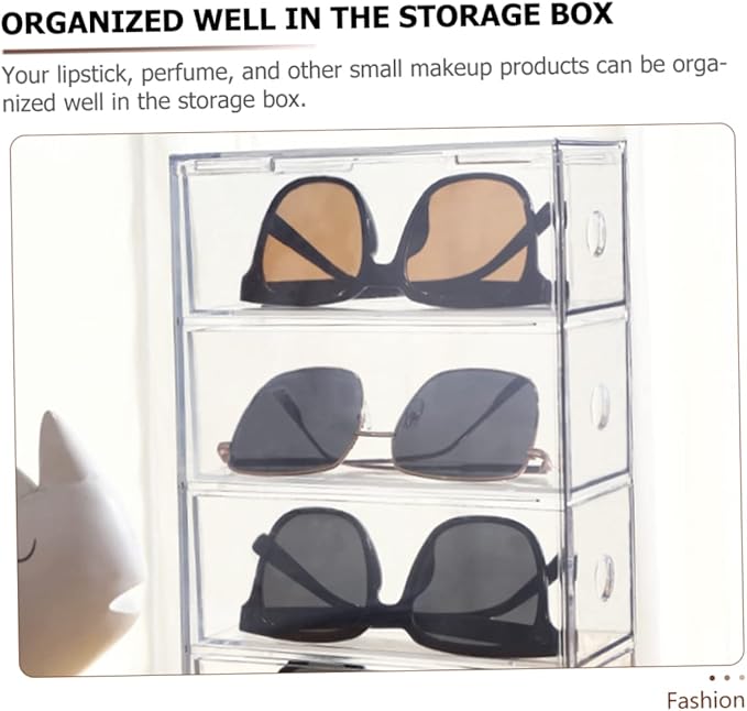Acrylic Makeup Storage Case Jewelery Box Multipurpose Transparent Organize Your Cosmetics Easily