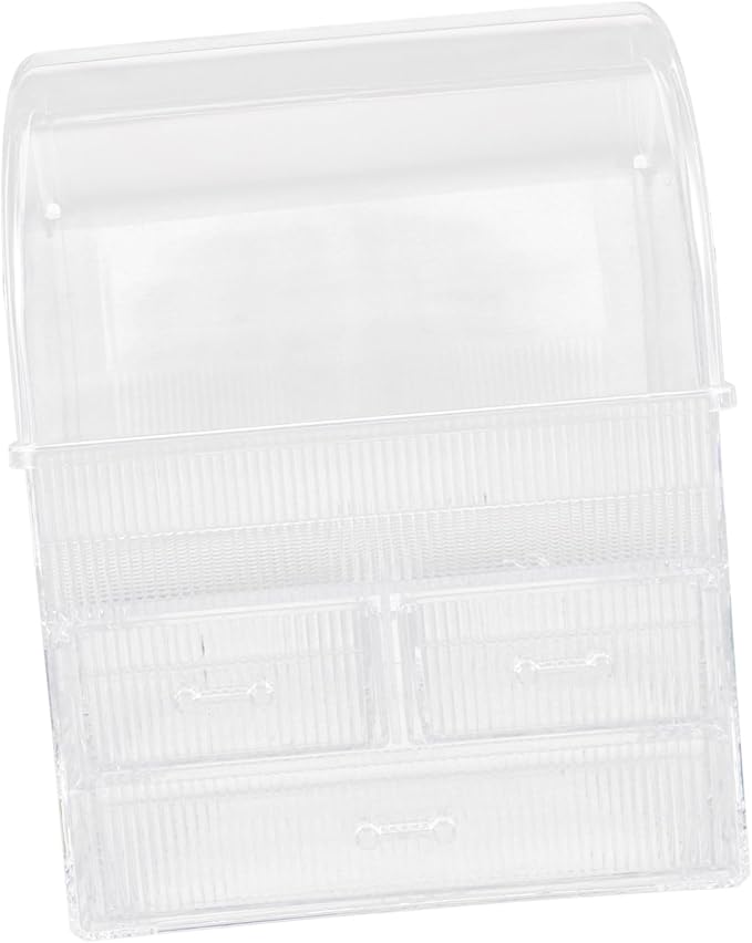 SAFIGLE Large Capacity Acrylic Makeup Organizer with Drawers Stylish and Storage Box for Makeup Cosmetics for Desktop and Vanity Use