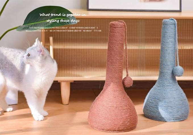 cat Scratching Post (Peacock Blue)