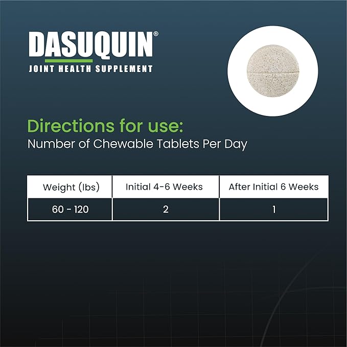 Nutramax Dasuquin for Large Dogs, Joint Health Supplement, Contains Glucosamine for Dogs, Plus Chondroitin, ASU and More, Supports Healthy Joints, Chewable Tablets, 150 Count