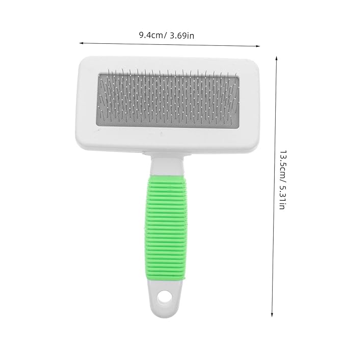 ERINGOGO 1 Set Comfortable Detangling Pet Brush for and Cats Ergonomic Grooming Comb with Non Slip Handle Dematting Tool for Tangle Fur Care for Shedding Control and Grooming Sessions