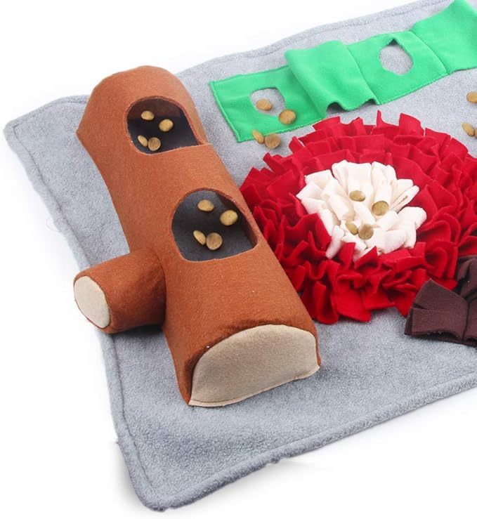 ALL FOR PAWS Dog Slow Feeders Pet Snuffle Mat for Dogs, Interactive Feed Game for Boredom, Dog Treat Dispenser Indoor Outdoor Stress Relief
