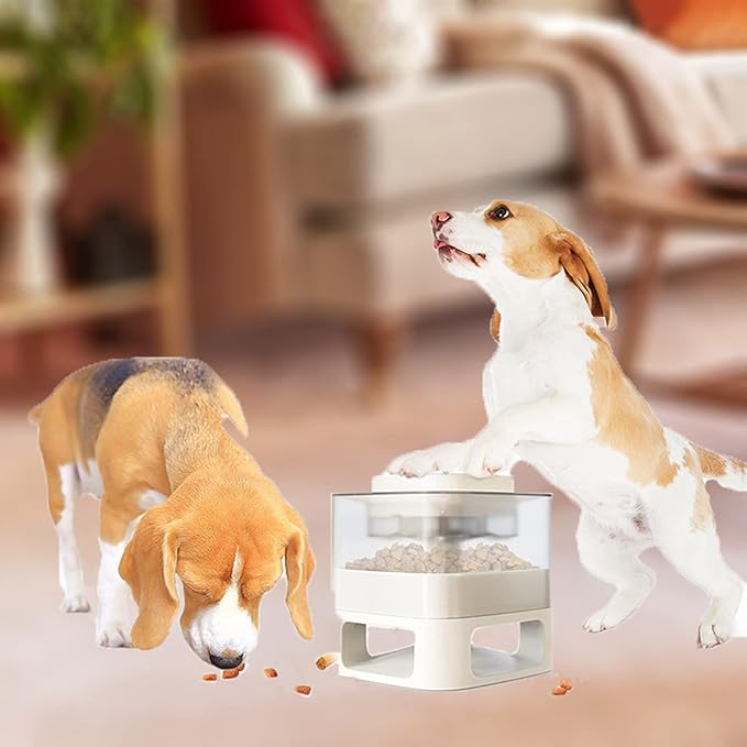 Dog Feeders,Top Press Dry Food Interactive Dog Puzzle Feeding, Dog Toys for IQ Training for Multiple Small Medium Larger Cats and Dogs