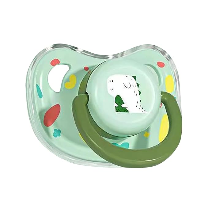 3Pcs New Calming Dog Pacifier Chew Toy, Dog Chewing Pacifier, Pet Silicone Chew Toy for Small Dog Cats (3 PCS, Green)