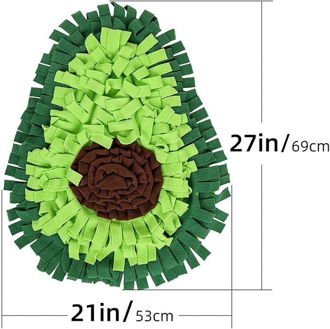 Snuffle Mat for Dogs, Interactive Dog Puzzle Toys,Dog Feeding Mats, Slow Eating Bowl Travel Use,Dog Treat Dispenser,Encourages Natural Foraging Skills for Pets for Training and Stress Relief