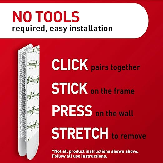 Command 20 lb XL Heavyweight Picture Hanging Strips 20 Pairs (40 Strips), Damage Free Hanging Picture Hangers, Heavy Duty Great for Home Decor, White Adhesive
