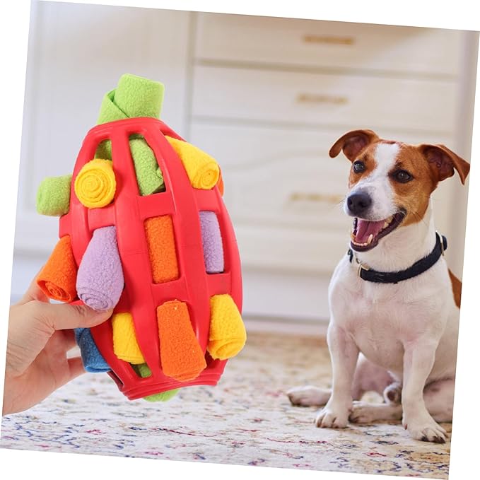 TOYANDONA Interactive Snuffle for Dogs Treat Dispenser Toy for Mental Safe Lightweight Material Enrichment Fun for Chewing and Teething for