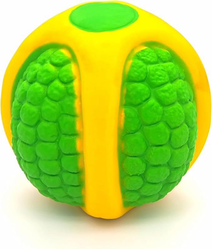 Natural Latex Dog Chew Toys 4&5 Piece Sets for Puppies&Dogs - Anxiety Relief&Teeth Cleaning Chew Toys, Waterproof for Indoor Outdoor Multiple Fun Themes (Set 8：Forest & Sea Explorer (5-Piece))
