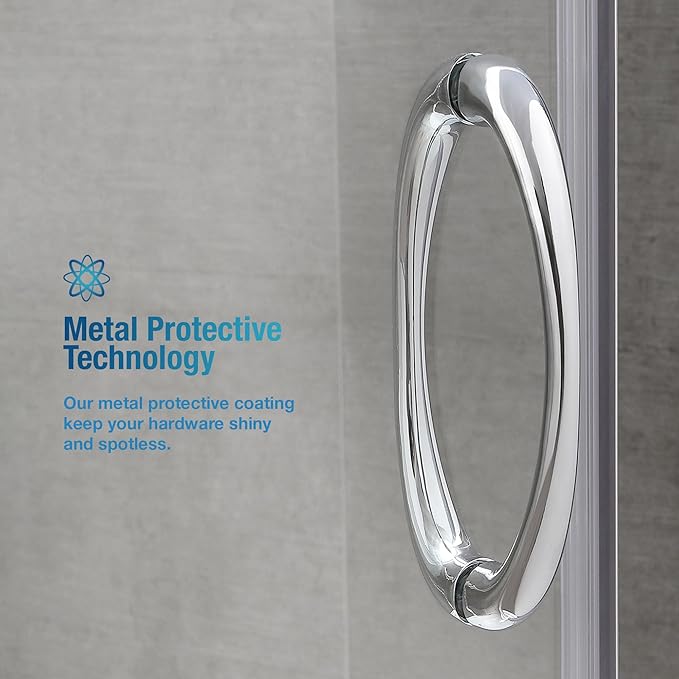 OVE Decors Breeze 32 in. Corner Shower Clear Sliding Door with Base in Satin Nickel Finish