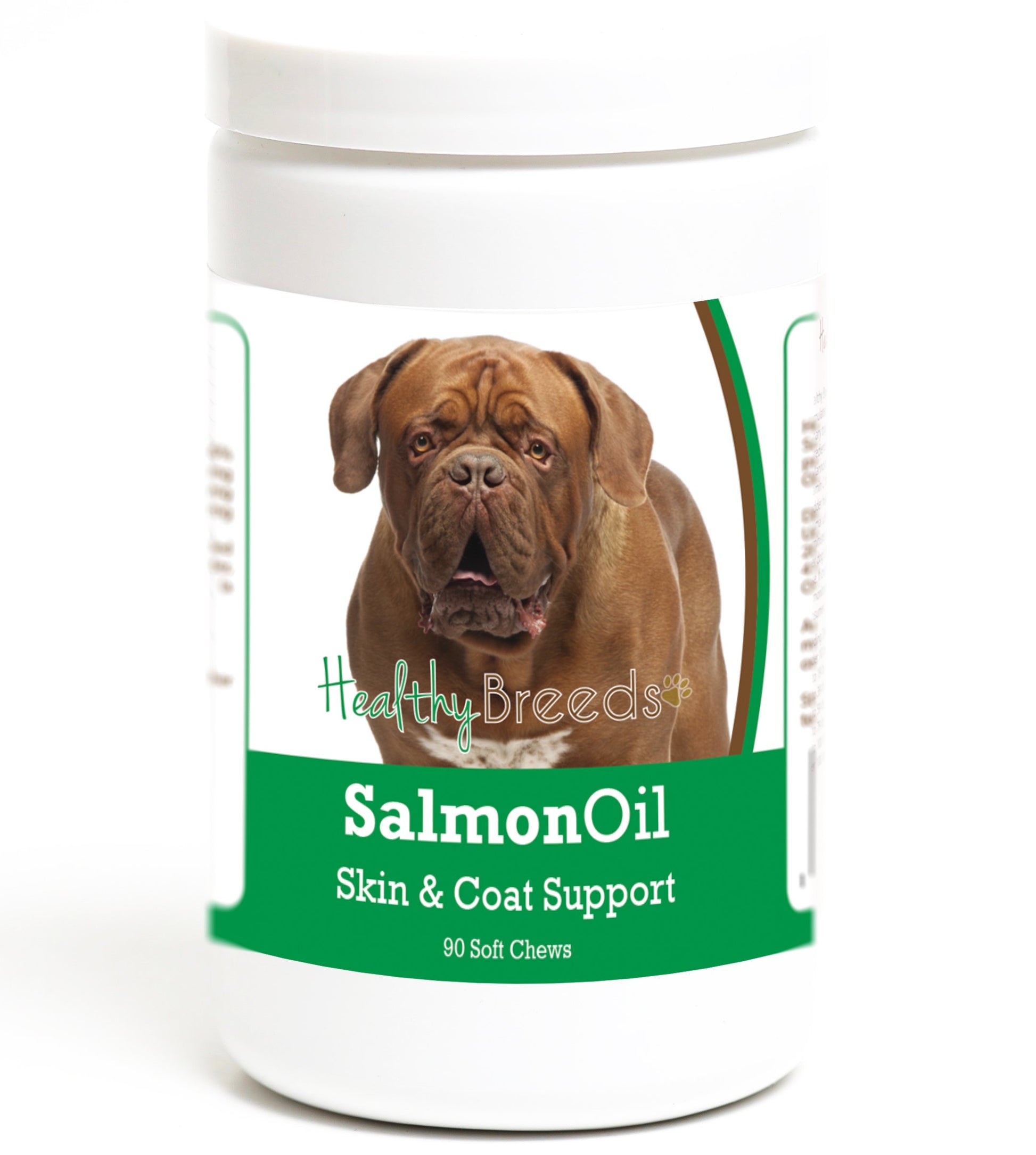 Healthy Breeds Dogue de Bordeaux Salmon Oil Soft Chews 90 Count