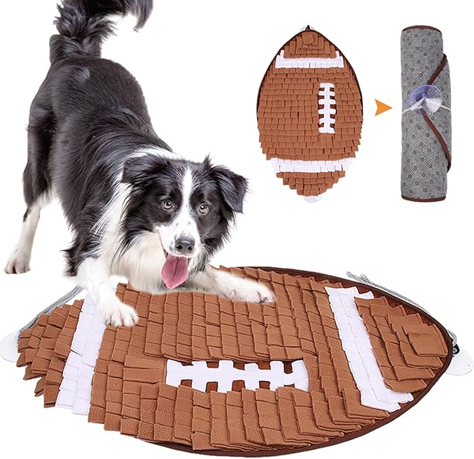 Pet Snuffle Mat for Dogs, Dog Nosework Feeding Mat, Interactive Dog Puzzle Toys, Enrichment Pet Foraging Mat Slow Feeder,Portable Indoor/Outdoor Pet Training Mat for Stress Relief