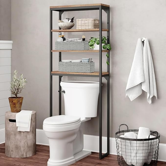 Bidtakay Narrow Wicker Bins for Organizing 2-Pack Decorative Baskets for Washroom Waterproof Imitation Small Wicker Storage Baskets for Shlef Closet Bedroom Entryway Office Desk Light Grey