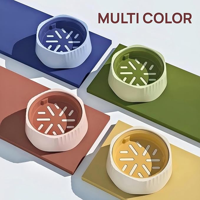 2-in-1 Convertible Slow Feeder Dog Bowl, Regular and Slow Mode for Fast Eaters, Anti-Bloat, Interactive Puzzle, Non-Slip for Small Medium Large Breed Dogs, Cats, Puppies, Pets, Matcha Green