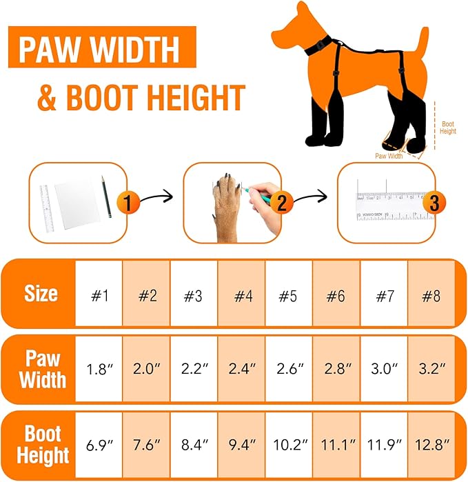 Dog Suspender Boots with Fleece Lining, Waterproof Dog Snow Boots Anti-Slip Rubber Sole Dog Booties and Paw Protectors Winter Shoes for Dogs Legging Dog Shoes for Small Medium Large Dogs(B,5)