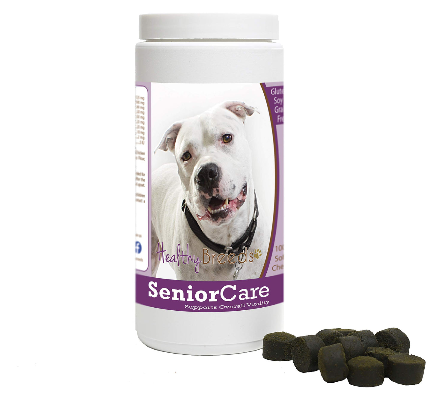 Healthy Breeds Pit Bull Senior Dog Care Soft Chews 100 Count