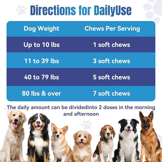 Calming Chews for Dogs 200ct- Dog Calming Chews Anxiety and Stress Relief Sleep Aid Melatonin for Dogs Noise, Thunder, Barking, Separation, Small Medium Large & All Breeds, Chicken Flavor