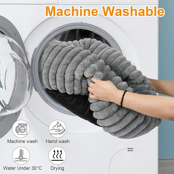 Washable Small Cat Dog Bed,Calming Anti Anxiety Round Donut Dog Bed,Fluffy Puppy Dog Beds for Medium Small Dogs,Cute Kitten Cat Beds for Indoor Cats,Comfort Pet Bed for Medium Size Dogs(Grey,M)