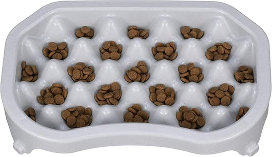 Neater Pet Brands Neater Slow Feeder Dog Bowls, Slows Down Fast Eaters to Help Digestion & Prevent Overeating, Non-Slip Dog Bowl, BPA-Free, Holds 6 Cups of Food for Medium to Large Breed Dogs or Puppy