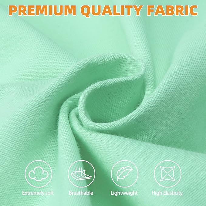 KOOLTAIL Dog Clothes for Large Dogs Boy Girl, 2 Pack Cotton Comfortable Dog T Shirts Coats for Outdoor, UV & Insect Protection Anti-Hair Loss & Lightweight Pet Vest Tank Tops Apparel, Green&Purple, L
