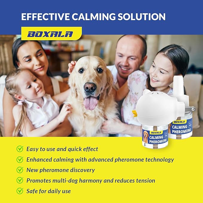 Pheromone Diffuser for Dogs: Calming Pheromone Diffuser Kit - Dog Calming Diffuser - Calming Pheromones - Dog Anxiety Relief (X_Large)
