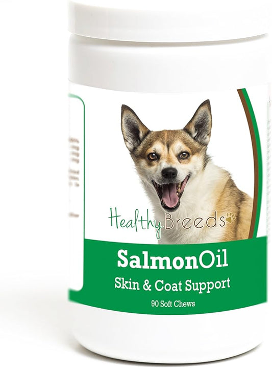 Healthy Breeds Norwegian Lundehund Salmon Oil Soft Chews 90 Count