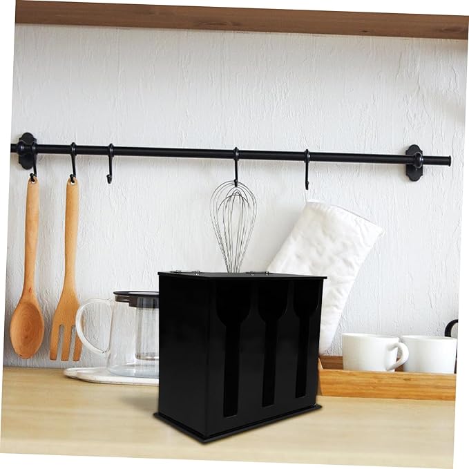 1pc Acrylic Utensil Holder Spoon Dispenser Kitchen Organizers and Storage for Cooking Utensils