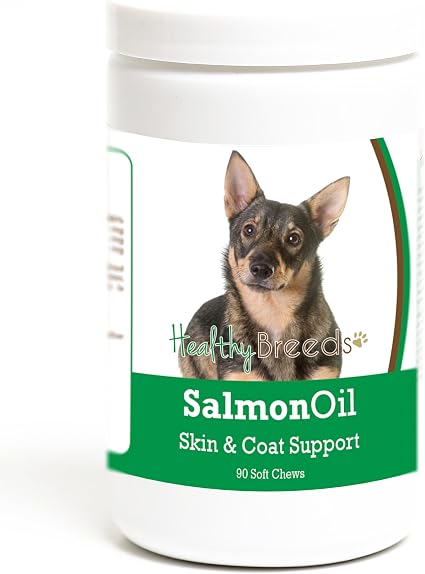 Healthy Breeds Swedish Vallhund Salmon Oil Soft Chews 90 Count