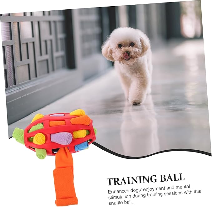 TOYANDONA Interactive Snuffle for Dogs Treat Dispenser Toy for Mental Safe Lightweight Material Enrichment Fun for Chewing and Teething for
