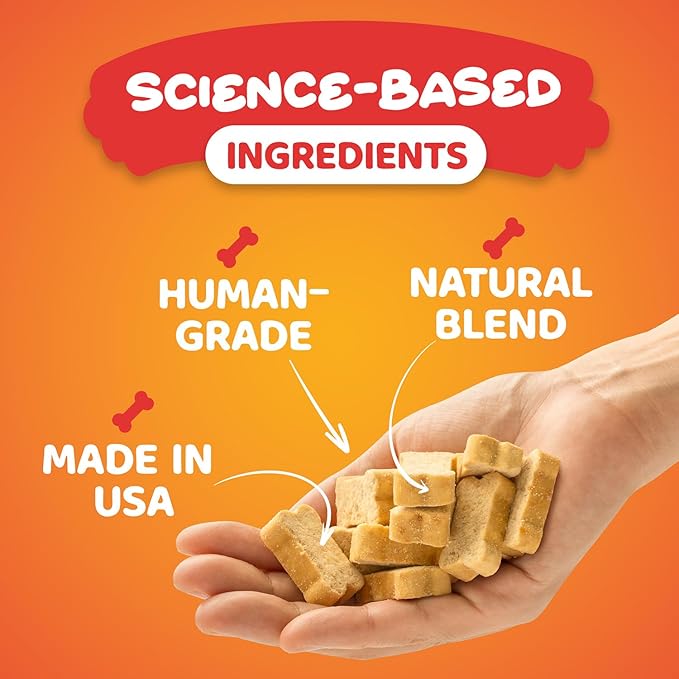 Dog Vitamins and Supplements - 20-in-1 Multivitamin Treats for Dogs - Glucosamine, Probiotics, Wild Alaskan Salmon Oil, Chondroitin, MSM & More - Peanut Butter Flavor - 90 Count