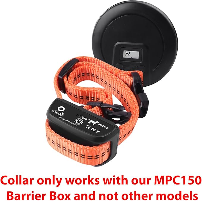 My Pet Command, Indoor Pet Barrier with Adjustable Range, Static and Tone Correction, Hidden Fence for Dogs Containment Collar, Wireless Pet Gate Keeps Areas Off Limits, Rechargeable Collars