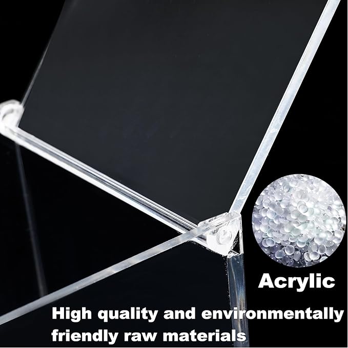 KissYou Acrylic Boxes with Lid Small Lucite Boxes Clear Display Box for Easter Gifts Treats Candies & Accessories, Plastic Storage Boxes