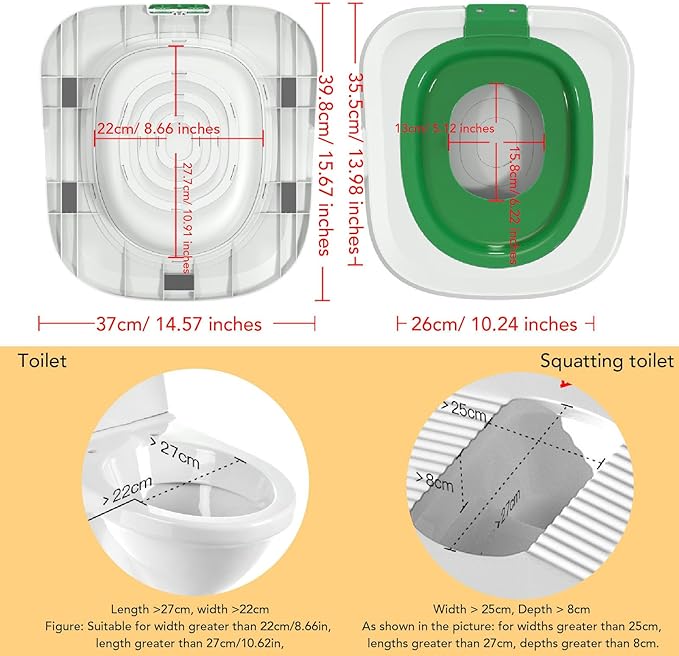 Cat Toilet Training Kit, Reusable Cat Toilet Trainer Urinal Removable Pet Toilet Training System, Professional Cat Urinal Seat Trainer for Home Pet Shop (Green)