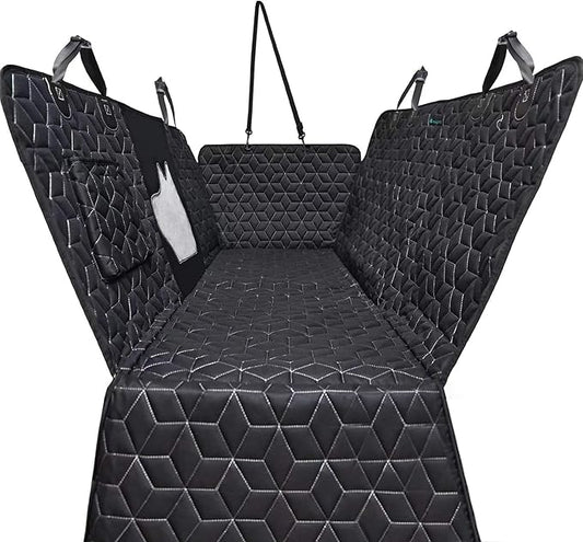 Dog Car Seat Cover for Large SUV, 100% Waterproof Dog Seat Cover for Back Seat for SUV, 600D Heavy Duty Pet Hammock for Car, Non Slip Car Seat Protector for Pet for Tahoe/Yukon/Suburban