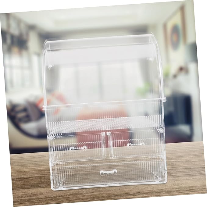 FRCOLOR Makeup Storage Box Drawers Acrylic Makeup Organizer Desktop Storage Bin for Organizing Multi-functional for Jewelry Accessories