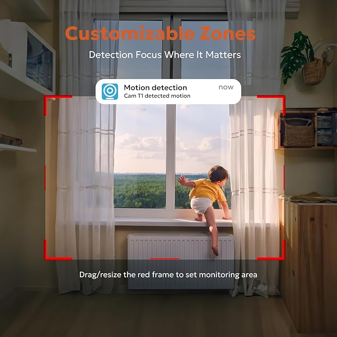 Indoor Security Camera, owltron 2K Cameras for Home Security with Motion Detection, Pet Cam & Baby Monitor with Night Vision, 2.4 GHz WiFi Two-Way Talk, Cloud/SD Storage, Works with Alexa