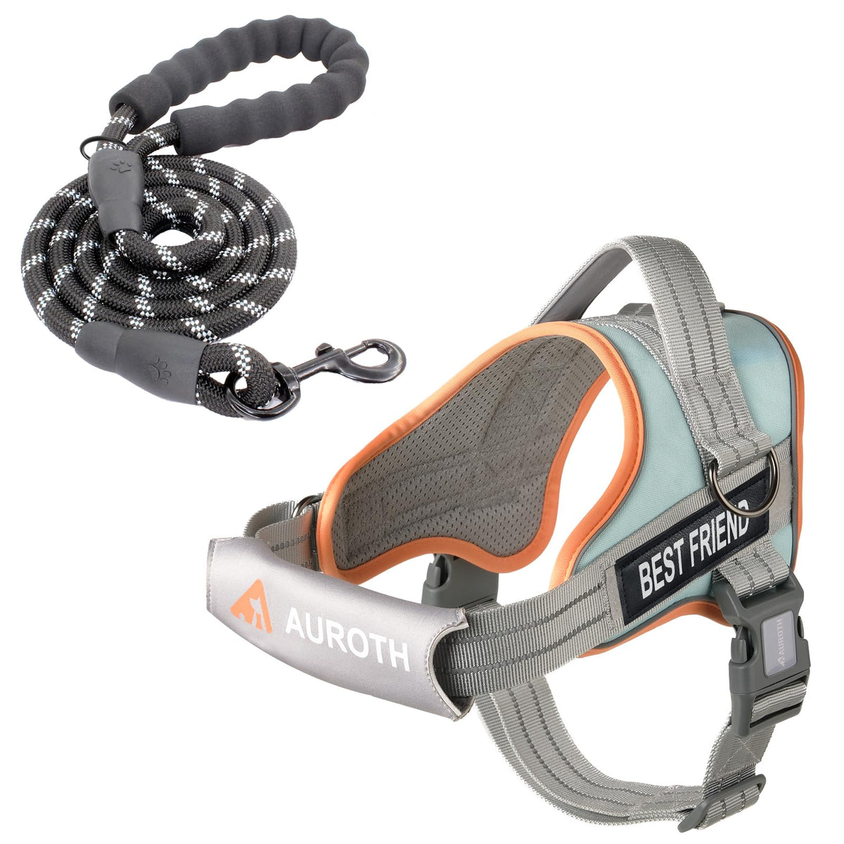 AUROTH Dog Harness and Leash Set for Medium Sized Dog, No - Image 1