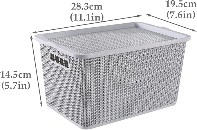 Onion and Potato Storage Baskets,Stackable Plastic Pantry Bins with Lids,BPA-Free, Multifunctional Organizers for Kitchen, Countertop, and More Vegetable Storage Pantry Baskets Organization