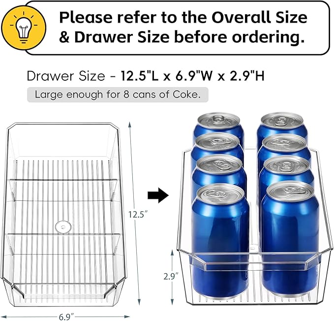 2-Tier Clear Cabinet Organizer 2-Pack - Quadruple Your Storage