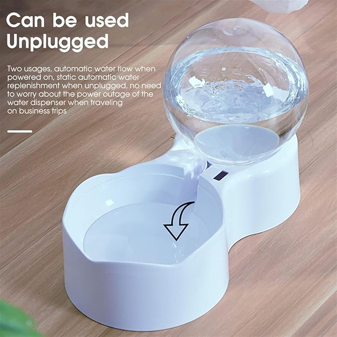 Automatic Dog & Cat Water Feeder with Sensor, Mute Faucet Drinking Bowl, 2.8L Circulating Pet Water Dispenser
