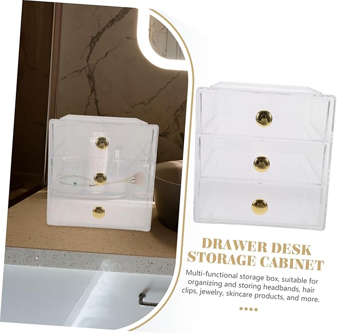 Storage Box Organizers for Makeup Desktop Office Home Drawer Organizers