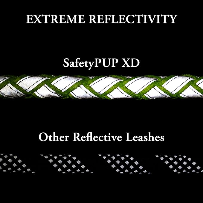Reflective Dog Vest & Leash – Hi-Vis Pink Vest + 6 Ft Tangle-Free Black Leash for Medium & Large Breeds – Durable, Comfortable, Urban & Rural Use (Medium)