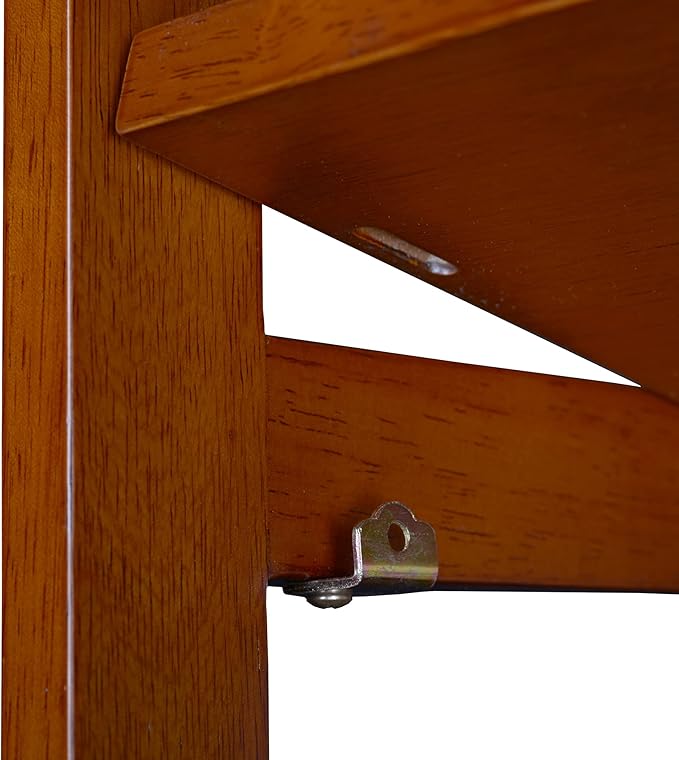 Niche Flip Flop Square Folding Bookcase, 34-inch, Cherry