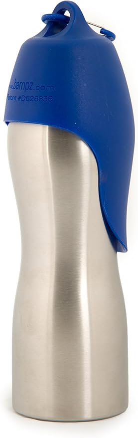 KONG H2O - Stainless Steel Dog Water Bottle - 25 oz - Blue
