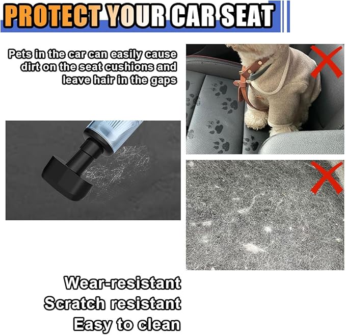 Pets Dog Car Seat Cover for Back Seat, Waterproof Scratchproof Car Seat Protector with Side Flaps, 600D Soft Nonslip Dog Hammock, Dog Backseat Cover Universal for Car Truck SUV, Orange
