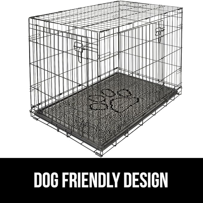 GORILLA GRIP SoakSTOPPER Dog Door Mat, 35x24 Machine Washable Rug Absorbent Doormat Captures Moisture Mud Dirt, Quick Dry Soft Chenille Entryway Rugs Indoor Entrance Mats for Dog Paws, Paw Grey