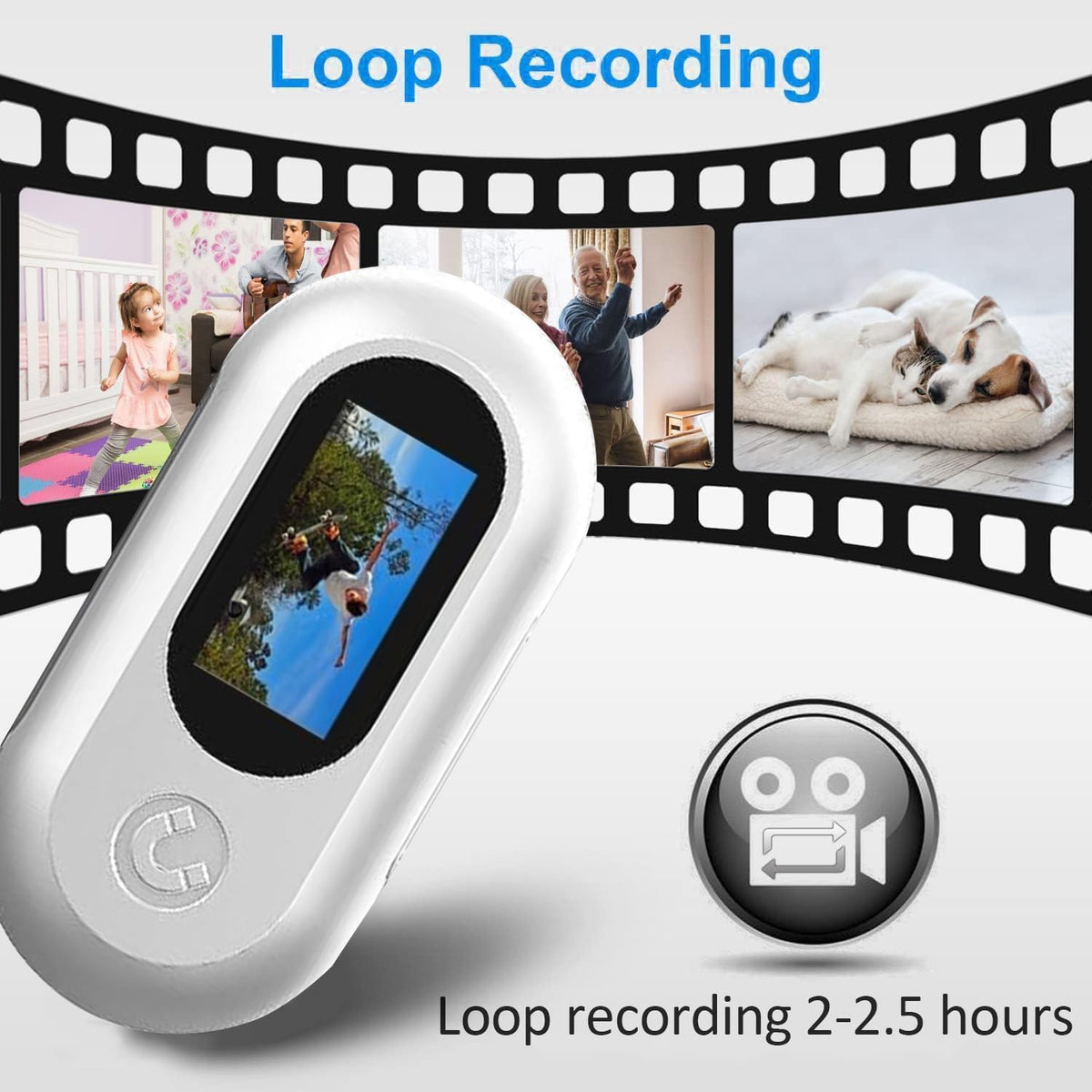1080p Cat POV Camera Collar, No Wi-Fi
