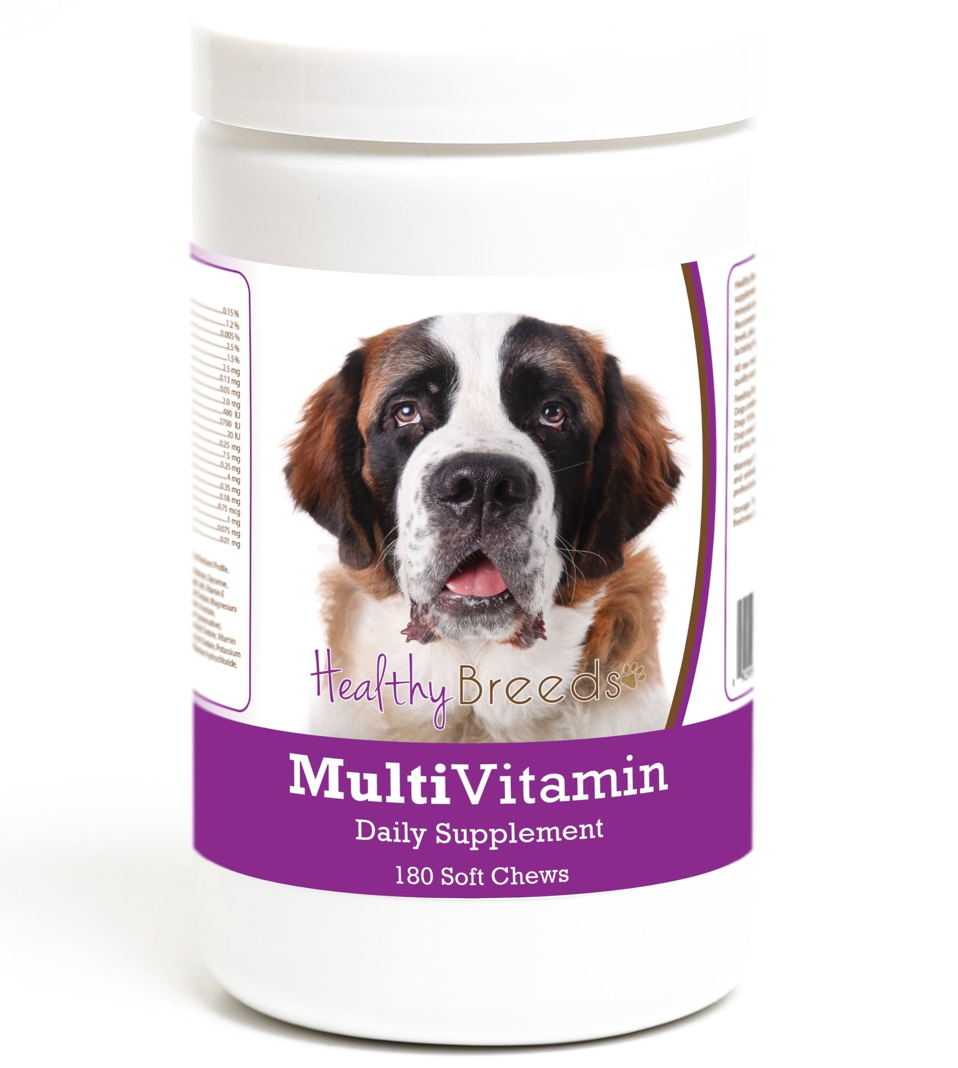 Healthy Breeds Saint Bernard Multivitamin Soft Chew for Dogs 180 Count