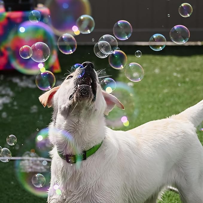 Atomic Bubbles: Puppy Love Bubbles: Pumpkin Scented 2 Pack - 4oz Bottles, Dog Interactive Toy, Pet Safe, Non-Toxic, Indoor & Outdoor, Long Lasting